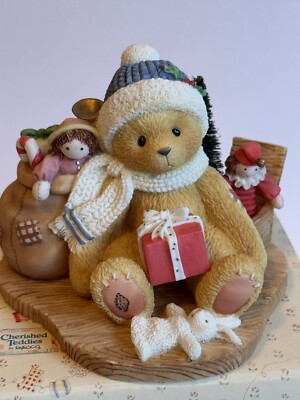 Cherished Teddies - Evan - May Your Christmas Be 484822 Teddy Bear Figurine