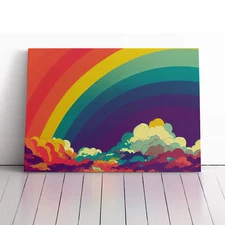 Pop Art Rainbow Vol.4 Abstract Canvas Wall Art Print Framed Picture Home Decor