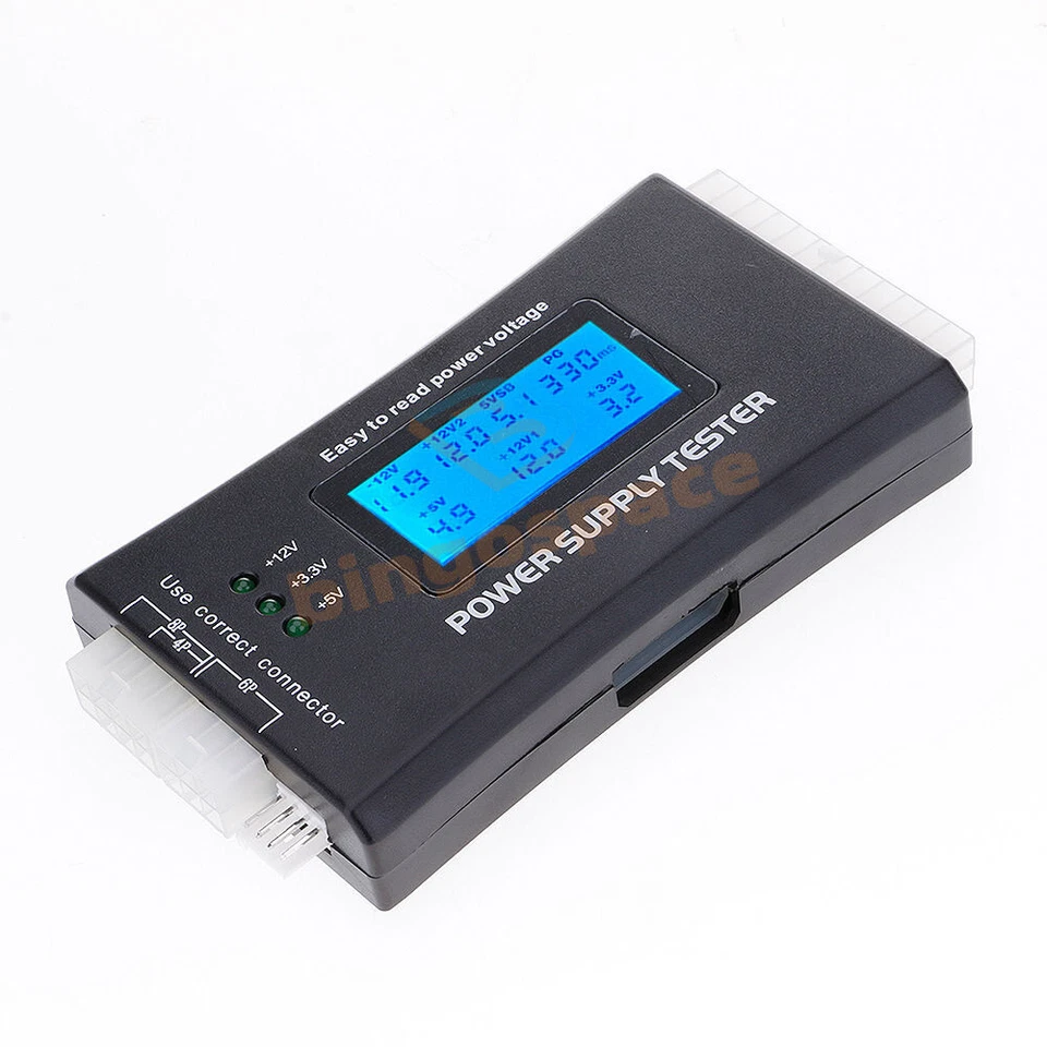 Digital LCD Display 20/24 Pin SATA HDD PC Computer PC Power Supply Testers - Image 4 of 4