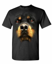 ROTTWEILER FACE - big dog canine junkyard - Unisex T-Shirt