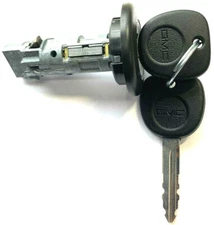 NEW GMC Ignition Lock Cylinder Switch W/ 2 OEM LOGO KEYS - SIERRA YUKON - 707835