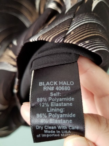 Black Halo Lively mini Moonlight Glow Dress 6 - Picture 7 of 9