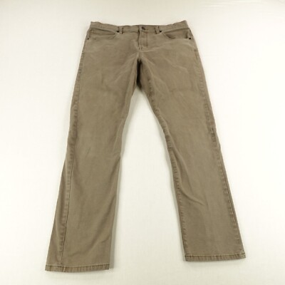 Pantalon Chino Slim Homme Taylor Stitch – Taille 28 – Marron – Coton Bio – NEUF