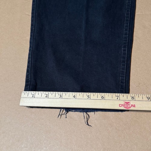 Levis Silvertab Baggy Fit Jeans Mens 34x32 Black Denim Skate Grunge 90s - Picture 7 of 9