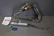 TOOMEY B1 Yamaha Blaster aftermarket exhaust pipe + silencer CHROME PLATED