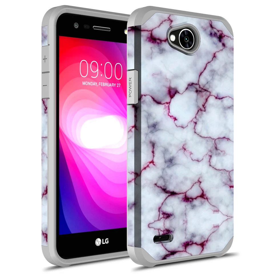 For LG X Power 2 / X Charge / Fiesta LTE Hybrid Graphic Fashion Silicone Case - Image 2 of 3