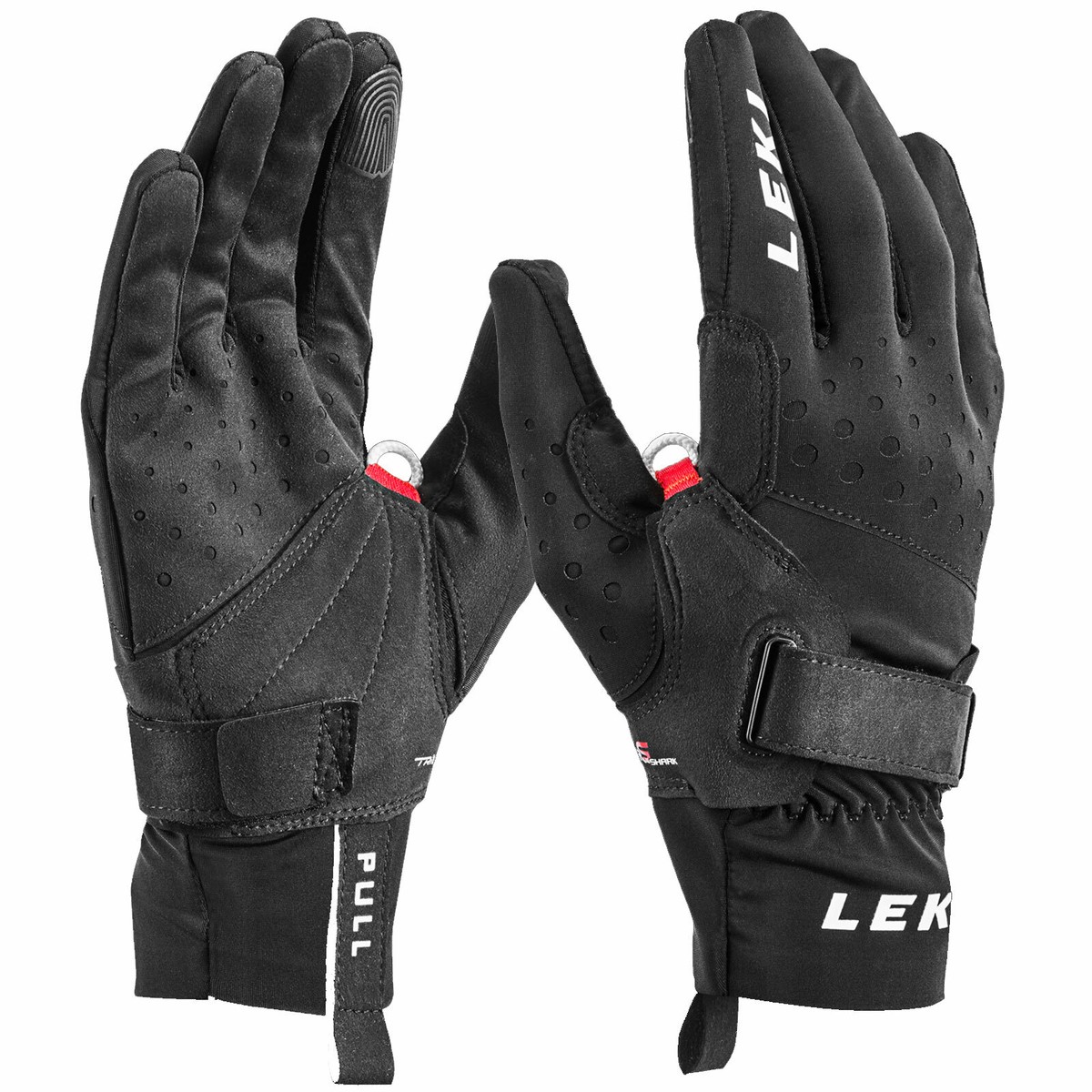 Leki Nórdico Carrera Shark Guantes de Fondo Nordic-Walking Guantes Nuevo