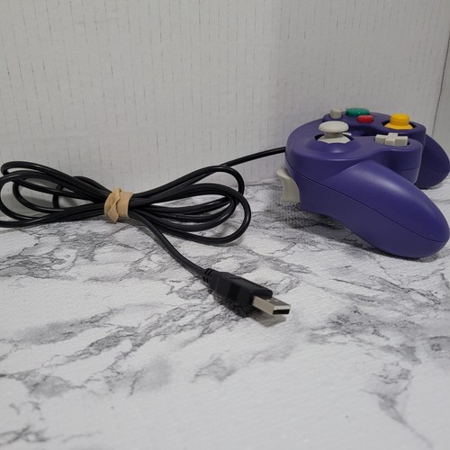 Nintendo GameCube Controller Indigo Purple (DOL-003) USB PC Controller GAMECUBE - Picture 5 of 6