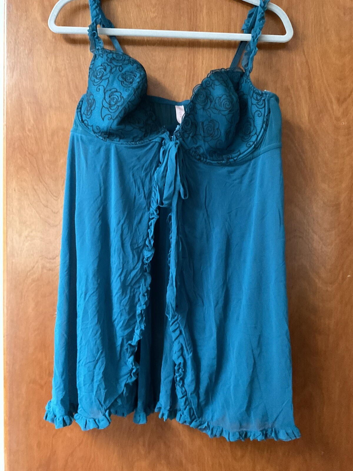 Cacique Mesh 18/20 Blue Chemise Gem