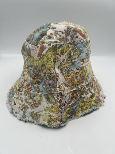 NWT Disney World Map 50th Anniversary Reversable Bucket Hat Vault Collection - Picture 3 of 9