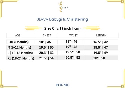 Bebé Niñas Vestido Blanco Bautizo Tul y Encaje - Conjunto Bautizo 0-24 Meses - Imagen 3 de 3