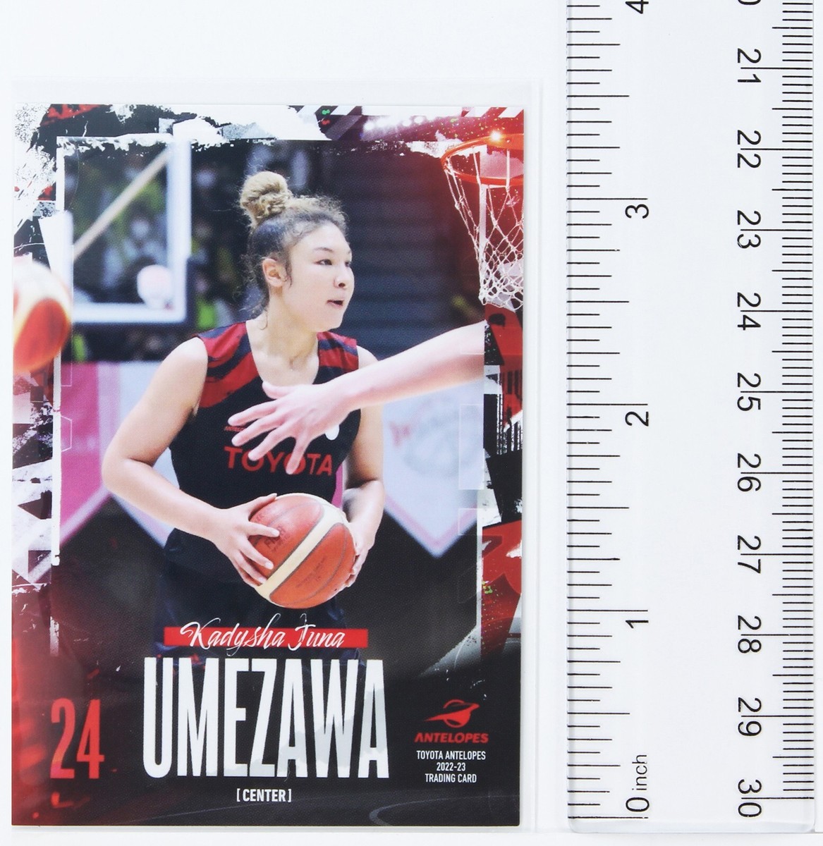 Rina Watanabe チャンピオンカード Kadysha Juna Umezawa No.56 - TOYOTA Antelopes 2022-23 TRADING CARD