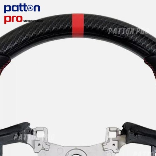 Sports Hydro Dip Carbon Steering Wheel for 2015-20 HONDA FIT GK HR-V - Picture 3 of 5
