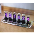 NovelLife Tube-RGB Pseudo Glow Tube Clock Desktop E-sports Room Decoration Gift