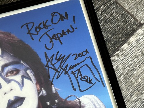 KISS Ace Frehley SIGNED Autograph Photo Japan Farewell Tour 2001 Vintage Kiss - Picture 2 of 3