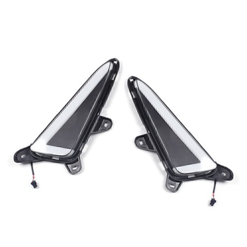 2pcs LED Daytime Running Lights Yellow Turn Signal Fog Kit Fit Toyota CHR C-HR - Picture 3 of 7