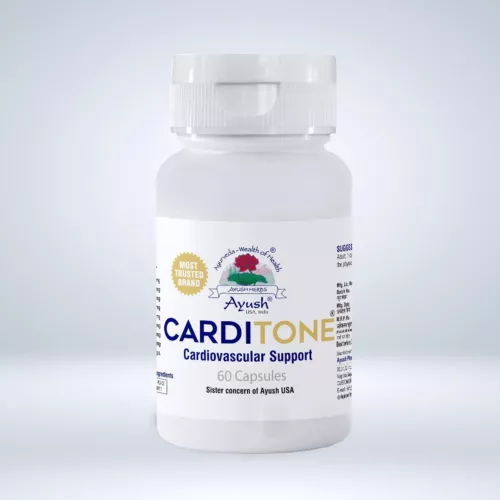 Carditone Ayush Herbs 60 caplet for Cardiovascular & Hypertension Support - Picture 1 of 1