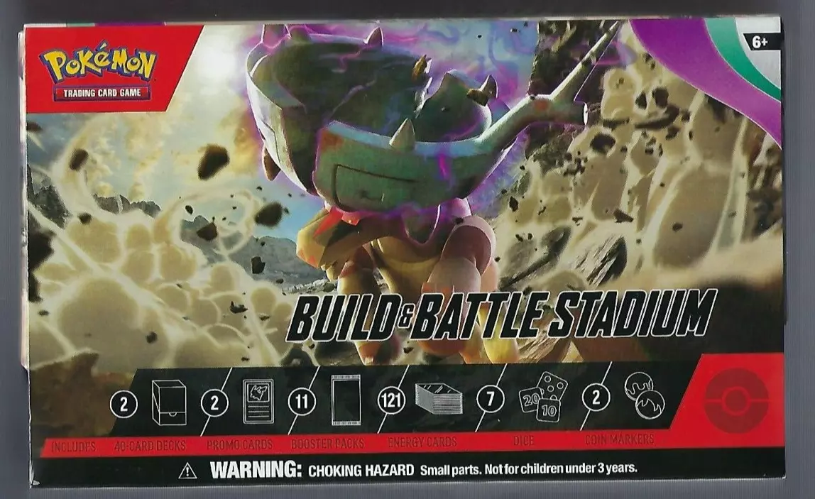 Pokemon TCG: Paldea Evolved Build & Battle Box (Prerelease Kit) - 4 Packs, Promos : Toys & Games