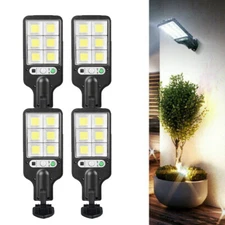 Solar Light Focos Luces Solares Para Exterior Luz Led de Jardin Patio Sensor de