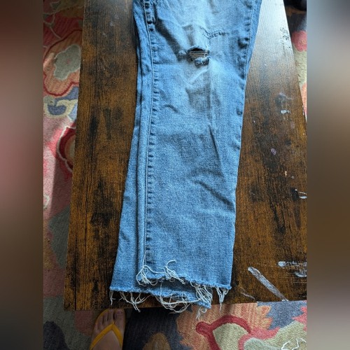 Pistola Jeans Plus Size Size 16W Distressed Raw Hem Boot Cut - Picture 3 of 15