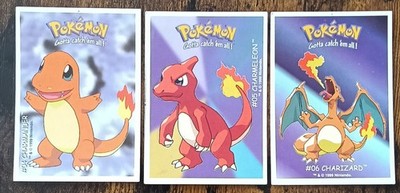 Pokémon Dunkin Boomer Evolution Set   Charmander, Charmeleon, Charizard. English