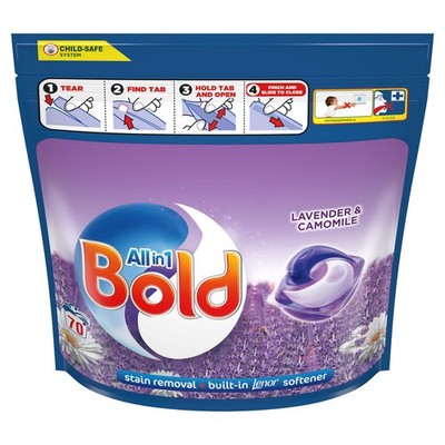 Bold Lavender and Camomile PODS  Washing Liquid Laundry Detergent Capsules 85