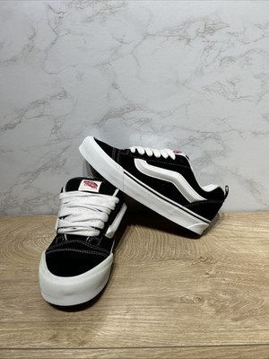 Vans KNU SKOOL Black/True White Men Casual Skate Sneaker VN0009QC6BT Sz 7 New