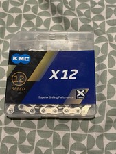 KMC X12 12-Speed 126L Ti Nitride Gold / Black Bike Chain fits SRAM Shimano