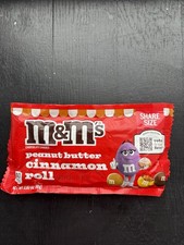 New Limited Edition M&Ms PEANUT BUTTER CINNAMON ROLL 2.83oz Candy 