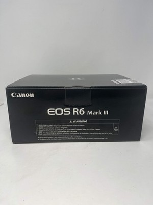 New Canon EOS R6 Mark III Mirrorless DSLR