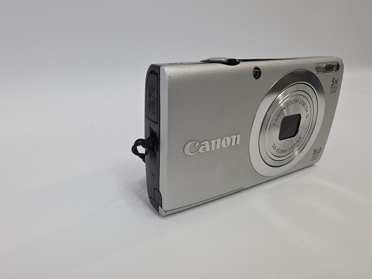 CANON PowerShot A2400 IS HD Digital Camera Silver PC1731 16.0 MP