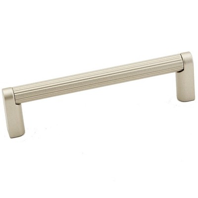 Alno A2904-35-MN Alta Moda 3 1/2'' Pull Ribbed Bar Matte Nickel