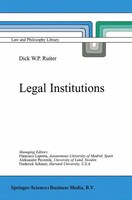 D. W. Ruiter | Legal Institutions | Taschenbuch | Englisch (2010) | Xii