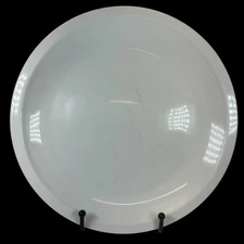 Pottery Barn Outlet SUPPERTIME Dinner Plate White Thick Heavy DU JOUR Bistro