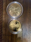 2x 1933 Gold Tone Liberty Double Eagle Coin National Collector's Mint Copy
