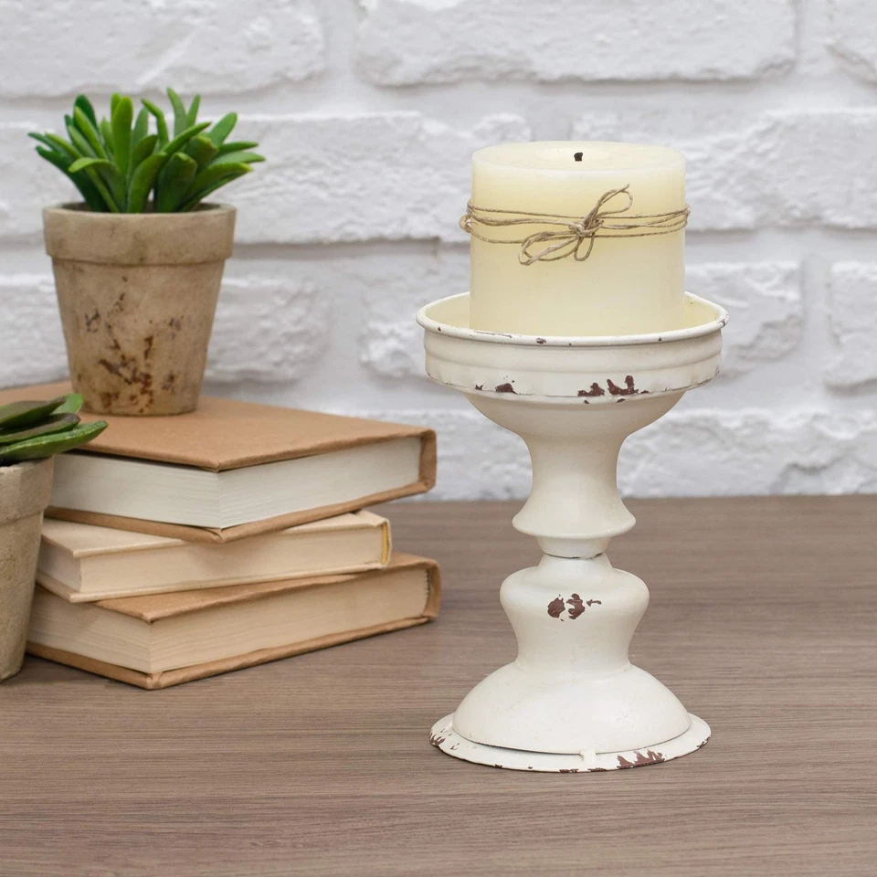 Decoración de pedestal de metal, multicolor Foto 2 de 3