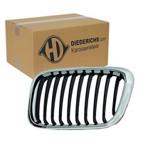 DIEDERICHS KÜHLERGRILL NIERE SCHWARZ LINKS passend für BMW 3er | 1214041