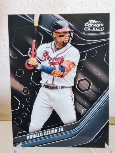 2023 Topps Chrome Black 49 Ronald Acuña Jr. - Bild 1 von 2