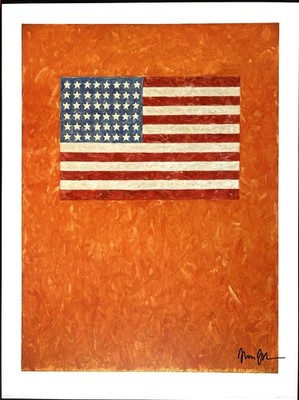 Jasper JOHNS; Editionsplakat; 2013; HANDSIGINERT