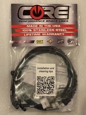 Kit de línea de freno delantero y trasero Core Moto sin ABS para 13-24 Kawasaki ZX6R/636
