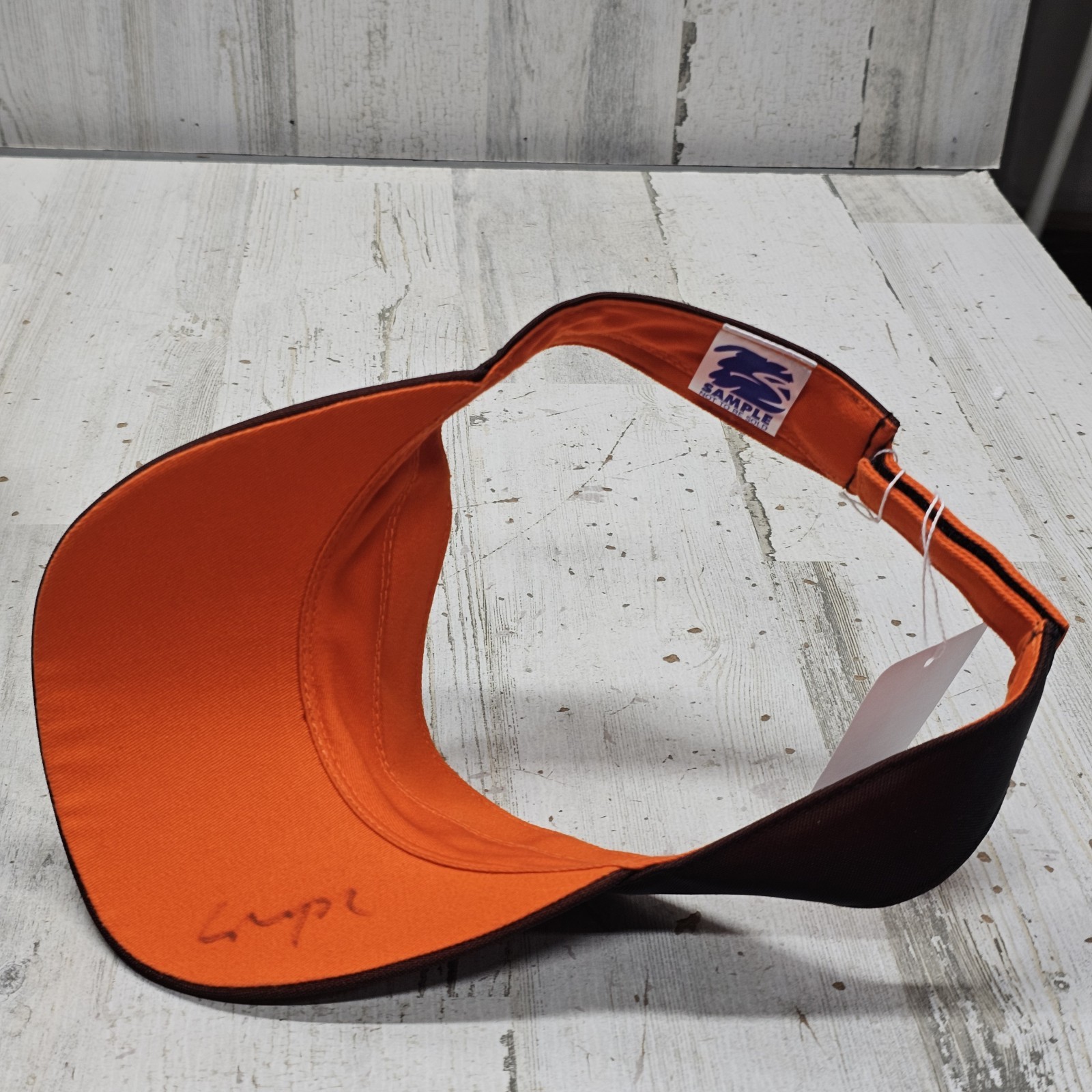 Orange Visor Sample One Size - image 6