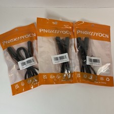 3 Packs- 3ft 1/4" Instrument Guitar Bass Amp Keyboard Audio Cable Cord Wire -NEW