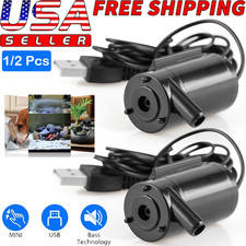 USB 5V Mini Submersible Water Pump Mute for Garden Fountain Aquarium Fish Tank