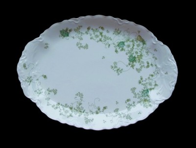 HUTSCHENREUTHER PORZELLAN PLATTE - TABLETT-Serie Racine Camargue - 34,5 x 23 cm