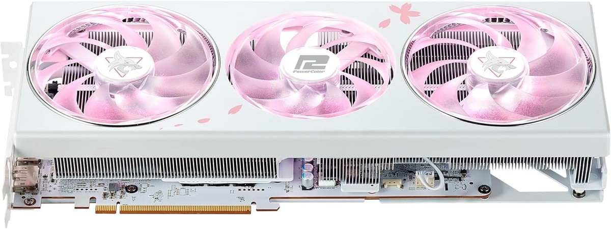 PowerColor Hellhound Sakura AMD Radeon RX 7800 XT 16GB GDDR6