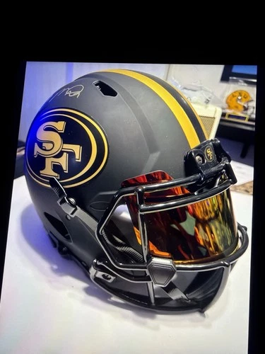 Joe Montana San Francisco Signed Authentic F/S Eclipse Helmet Radke Sports COA