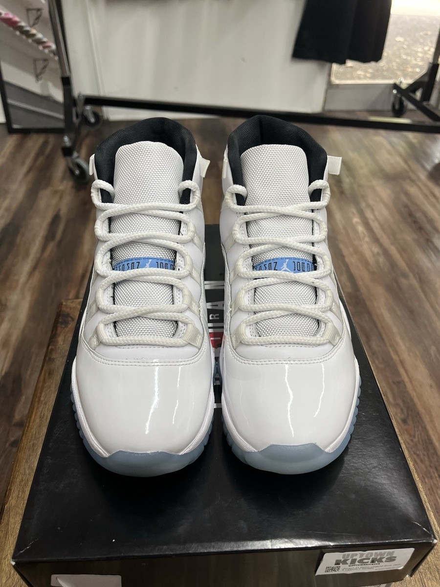 Size 8 - Air Jordan 11 Legend Blue Retro Mens White Sneakers 2024