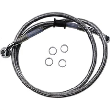 Drag Specialties 1741-5842 Standard Length Front Stainless Steel Brake Line Kit