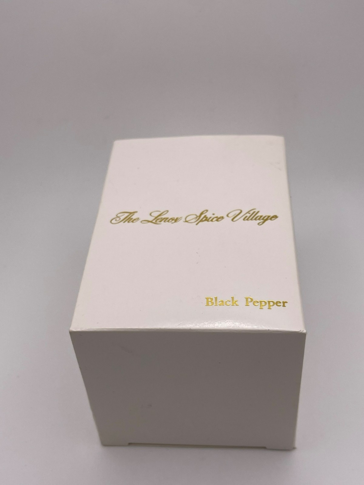 Empty Lenox Spice Village Box for Black Pepper