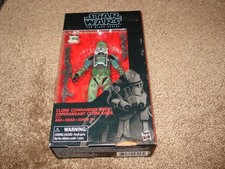 2017 Hasbro Star Wars Black Series TRU Exclusive Clone Commander Gree 6  Figure
